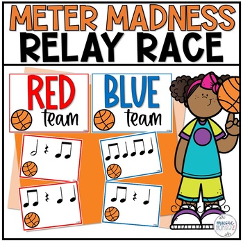 Preview of March Music Madness | Meter Music Game Relay Race | Time Signature Activity