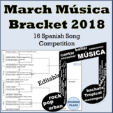 March Music Spanish Bracket Música de Marzo 2018