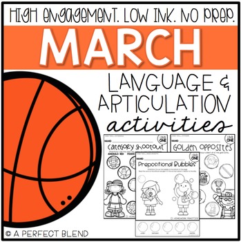 Preview of March NO PREP: Language & Articulation