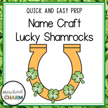 Preview of March Name Craft Lucky Shamrocks