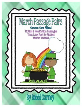 Preview of March Non-Fiction & Fiction Paired Passages Common Core