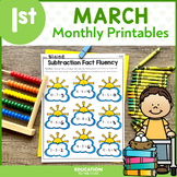 March 1st Grade Crafts & Activities - Includes Activities 