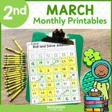 2nd Grade Crafts and Activities for March: Includes St. Pa