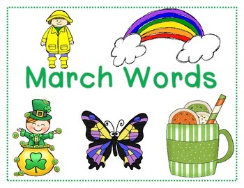Preview of March Packet {literacy and math activities}