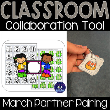 Preview of March Partner Pairing Cards for K-2