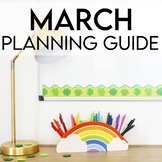 March Planning Guide - A Free Guide for Kindergarten Activities