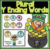 March Plural Y Words Sort and Craft - Change y to I and Ad