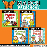 March Preschool Themed Learning, ages 3-5