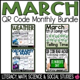 March QR Codes | Language Arts, Math, Science, and Social Studies