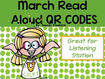 Preview of March QR Codes for Read Alouds