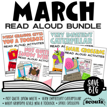 Preview of March READ ALOUDS Activities | Spring Crafts | Spring Read Alouds