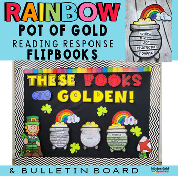 Preview of March Rainbow Reading Response Activities and Writing Bulletin Board