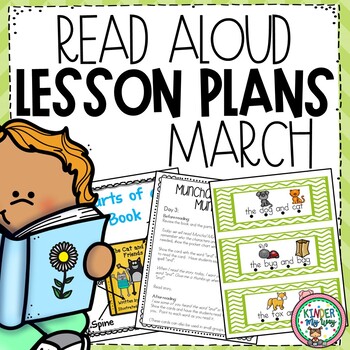 Preview of March Read Alouds | Book Based Activities & Lessons for Kindergarten & PreK
