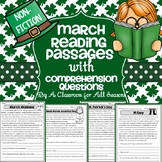 March Reading Comprehension Passages