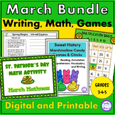 March Reading Comprehension Writing & St. Patrick's Day Math