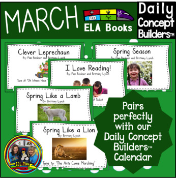 Preview of March Reading Comprehension for Kindergarten and First Grade