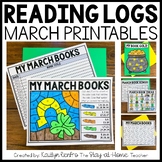 March Reading Logs | St. Patrick's Day Homework Printables