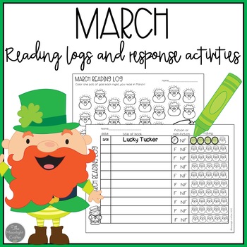 Preview of March Reading Response Printables