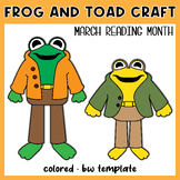 March Reading Month | Frog and Toad Craft | Frog Cut & Pas