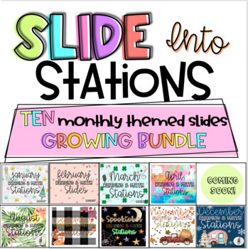 Preview of Slide Into Stations BUNDLE!