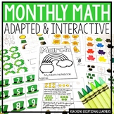 March Math Adapted Binder for Special Education