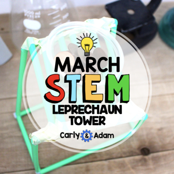 Preview of St. Patrick's Day Leprechaun Tower STEM Challenge