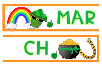March Saint Patrick s Day Calendar Cards (3 INCH) by Live2Learn with Laurin