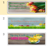 March/Spring Google Classroom Banners