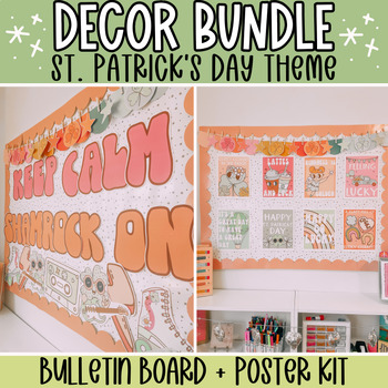 Preview of March St. Patrick's Day Classroom Decor Bundle