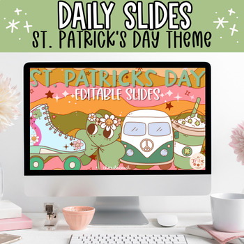 Preview of March St. Patrick's Day Google Slides + Powerpoint Slides | Editable