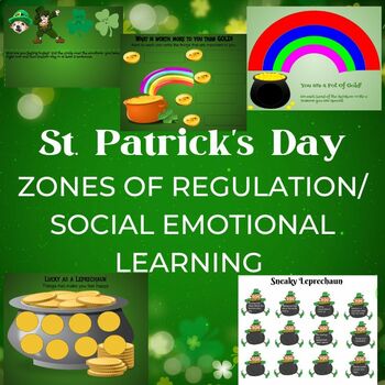 Preview of March/St. Patrick's Day Self Regulation and Social Emotional Learning