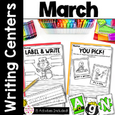 March St. Patrick's Day Writing Prompts & Center | Kinderg