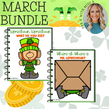 Preview of BUNDLE! March St. Patrick's day Preschool Special Education Spatial Concepts