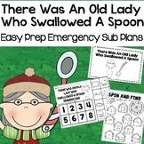 December Sub Plans There Was An Old Lady Who Swallowed A Spoon