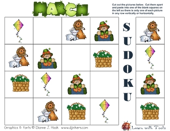 Preview of March Sudoku