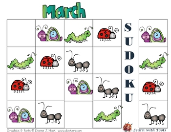 Preview of March Sudoku 2