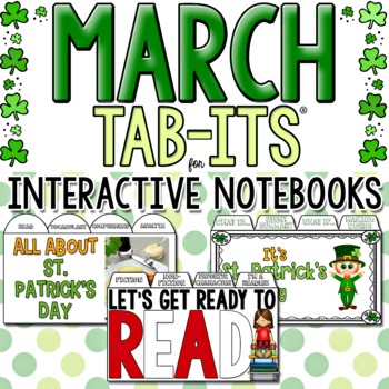 Preview of March Tab-Its® | Distance Learning