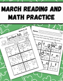 March Themed Work Packets-St. Patrick's Day Activities for