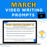March Video Writing Prompts