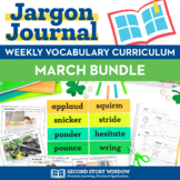 March Vocabulary Bundle - Read Aloud Lessons & Activities 