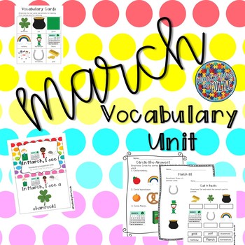 Preview of March Vocabulary Unit