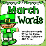 March Words - Vocabulary Cards