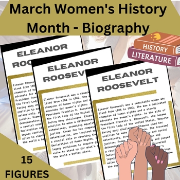 Preview of March Women's History Month - Biography