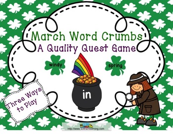 Preview of March Phonics Word Game