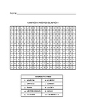 March Word Search with Writing and Drawing Activity