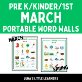 Portable Word Walls/Word Charts (March & Spring Day)