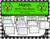 March Write & Count the Room, Add & Subtract the Room (Dif