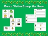 March Write and Stamp the Room