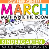 March Write the Room Kindergarten MATH Centers Spring Math