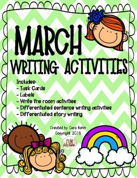 Preview of March Writing Activities